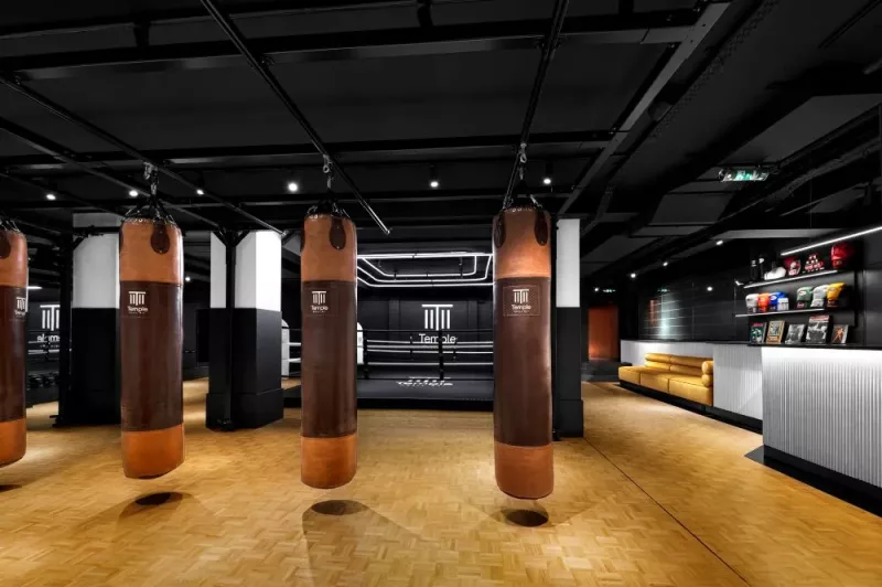 équipement sportif du club de boxe temple à paris