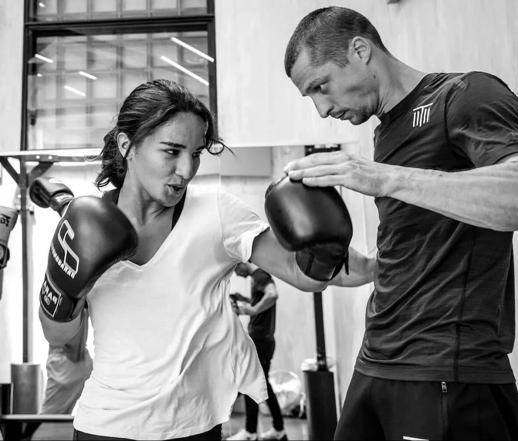 professeur boxe paris femme