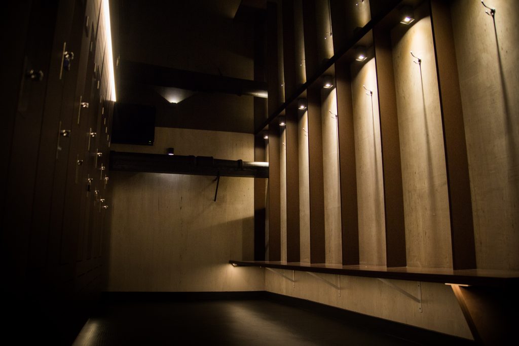 Vestiaires club de boxe Paris 1