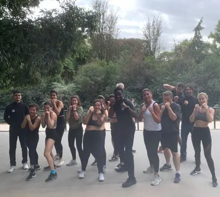cours de boxe en extérieur du Temple Outdoor trainings à Paris