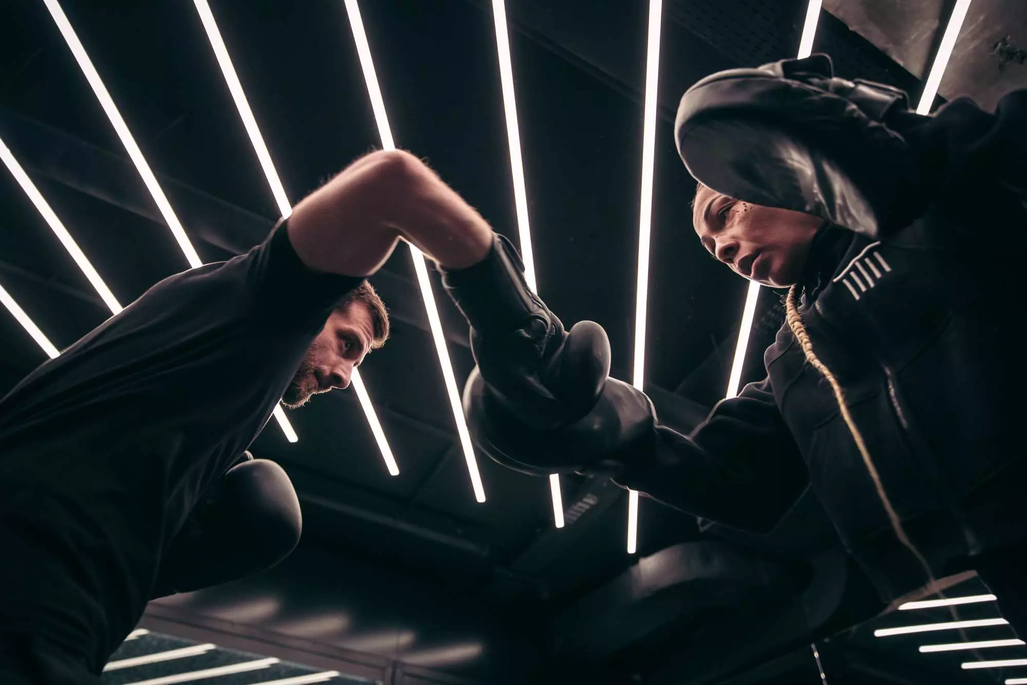 cours de boxe de pattes d'ours mixte à Paris club de boxe paris