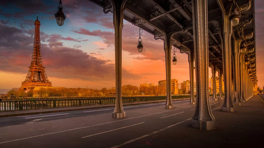 pont bir hakeim tour eiffel 15ème arrondissement Paris