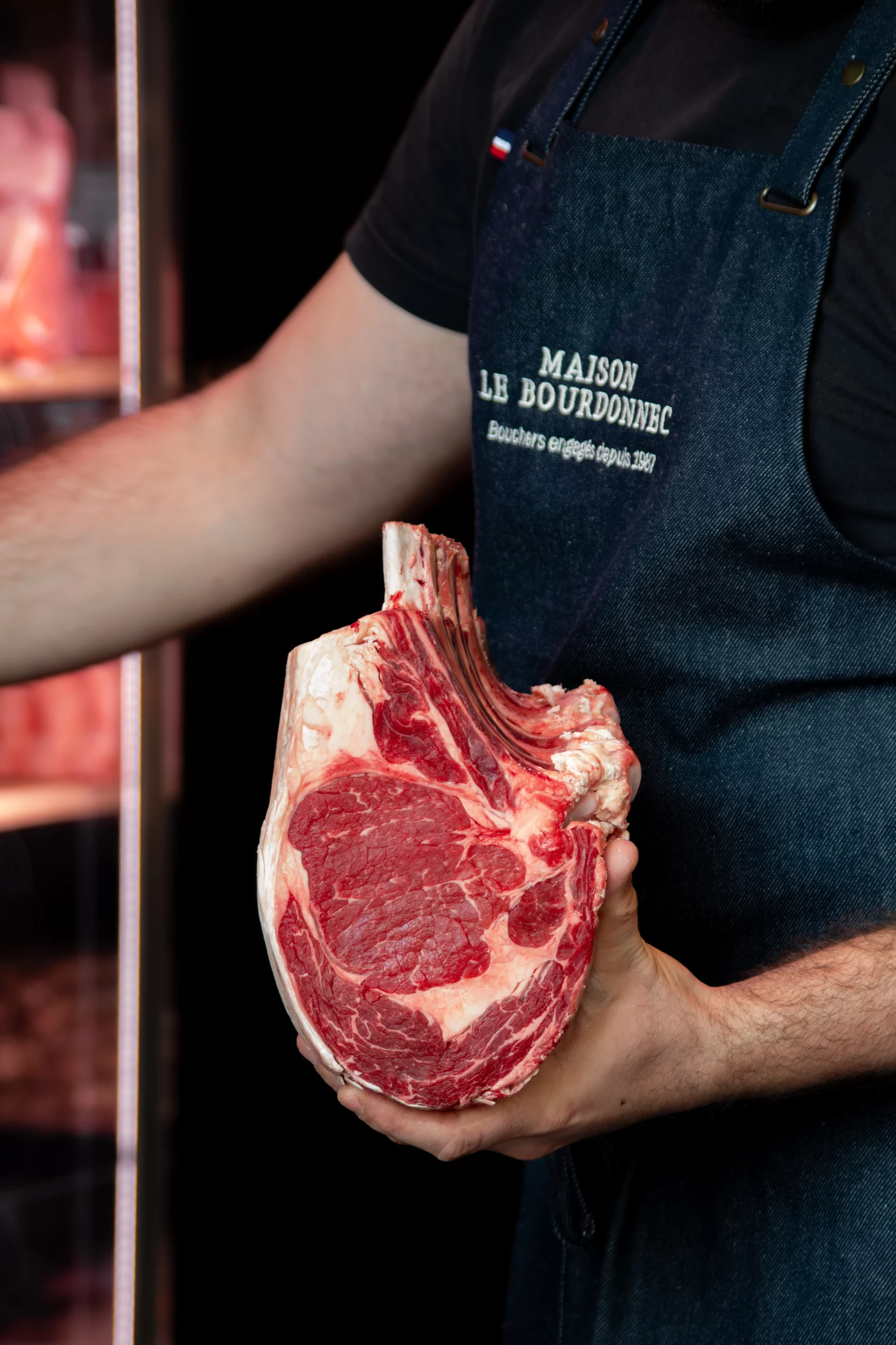 Tranche de viande bien nourrie riche en fer pour l’endurance