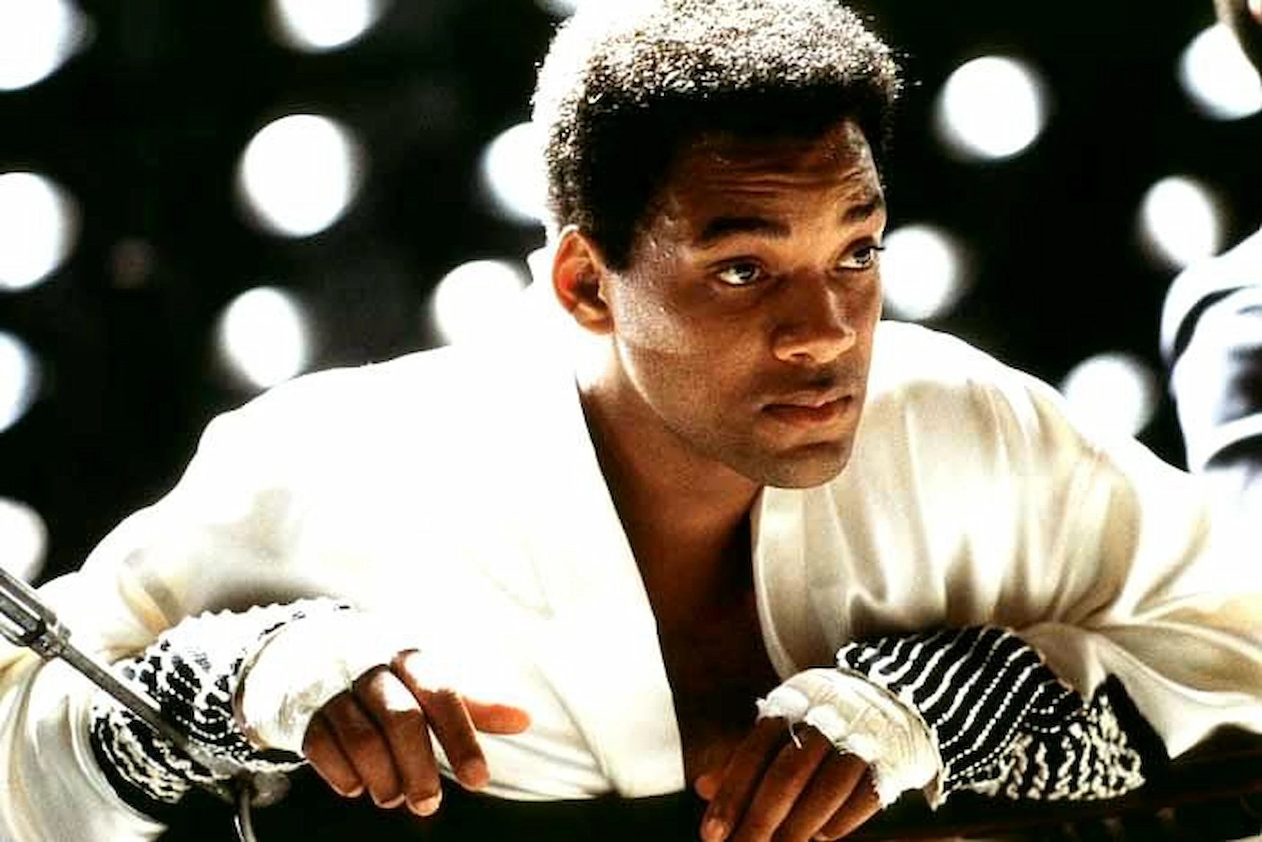 Image tirée du film de boxe Ali