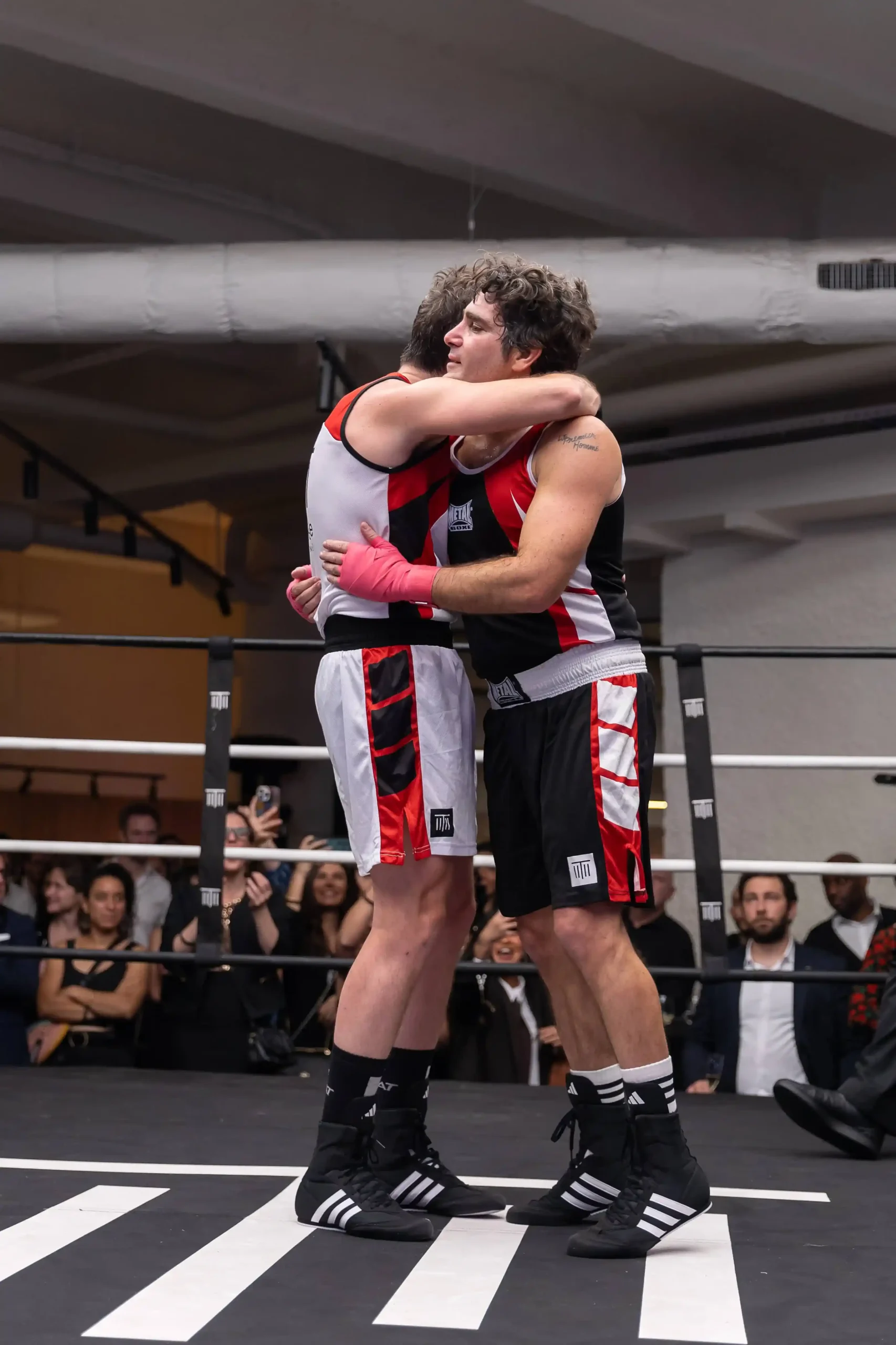 David Frech au Gala du club de boxe Temple à Paris